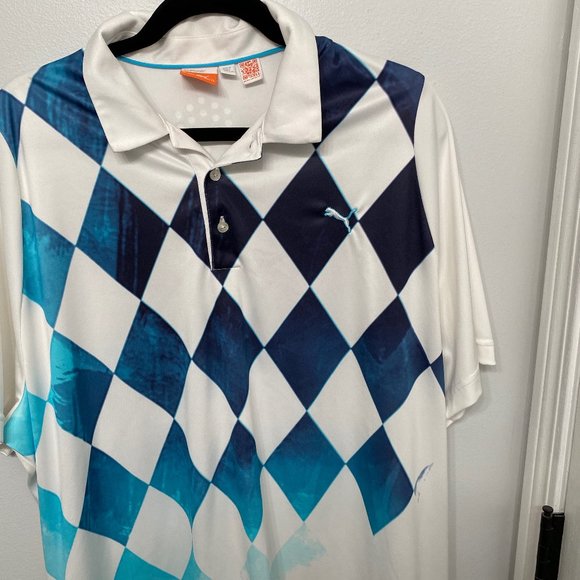 Mens Puma Golf Polo - Picture 2 of 7